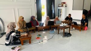 Rapat persiapan tim akreditasi SMP Aljihad Ketapang